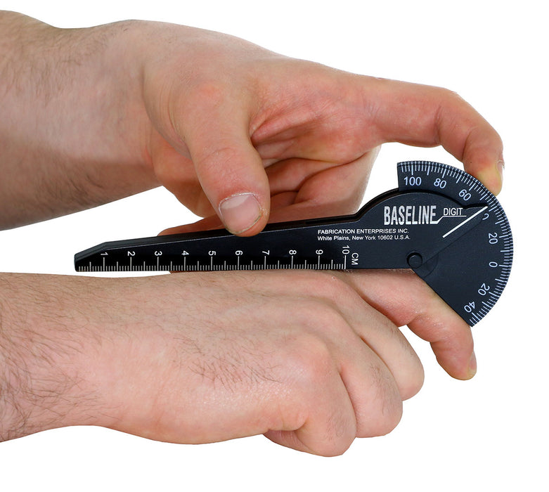 Baseline 5K Finger Goniometer - Plastic - 1-Finger Design - 6 Inch