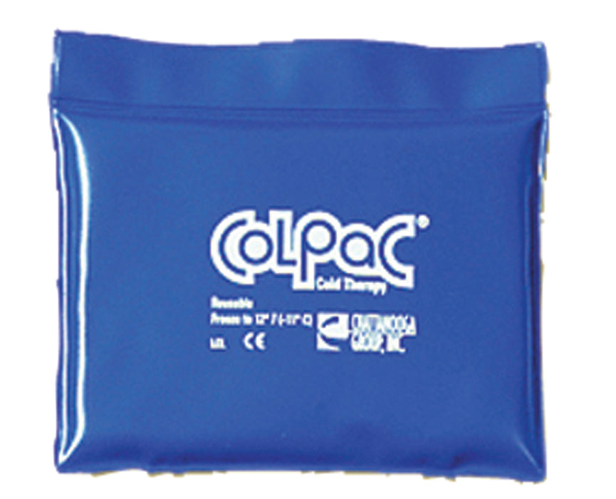 Col-PaC SUP 1504 Colpac Blue Vinyl Cold Pack - Quarter Size - 5.5" X 7.5"