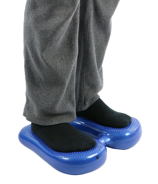 CanDo blue w/ logo Inflatable Reciprocal Stepper Cushion