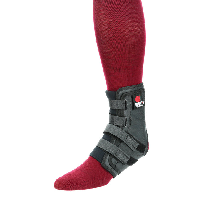 Core AKL-6332-BK-1XL Swede-O Easy Lok Ankle Brace, Black, Xl