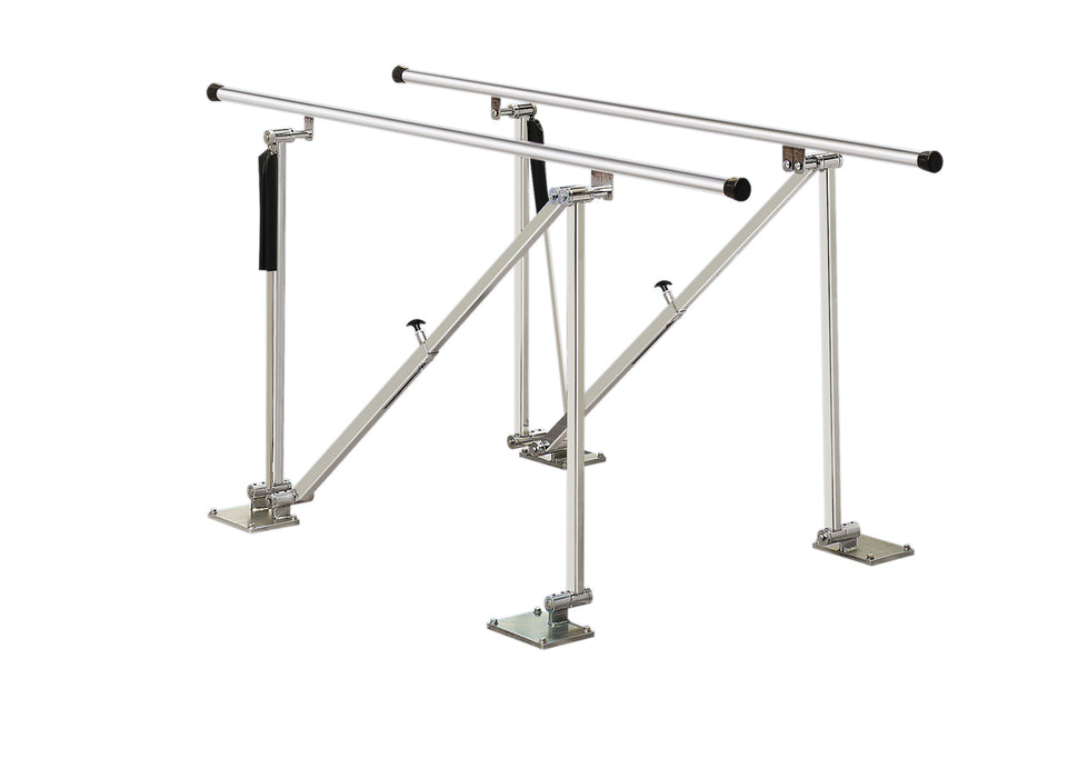 CanDo 560-7 Parallel Bars, Floor Mounted, Height Adjustable, 7' L X 22.5" W X 31" - 41" H