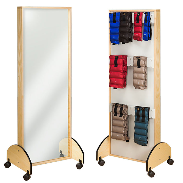 Clinton 6210-9 , Mobile Adult Mirror With Cuff Weight Rack