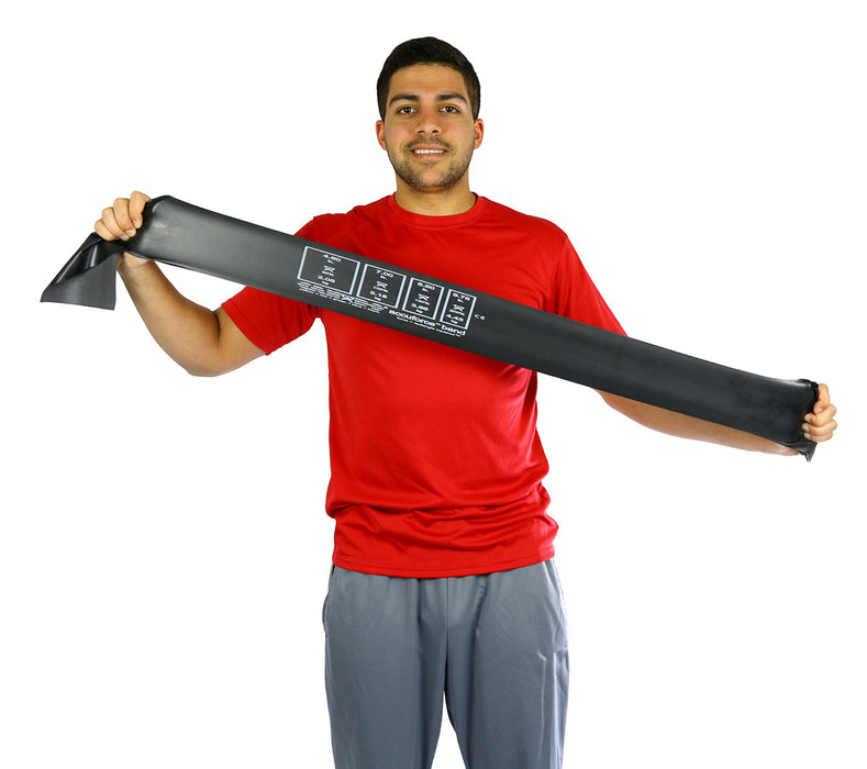 CanDo DIGIBAND-BLK BX Accuforce Exercise Band - 6 Yard Roll - Black - X-Heavy