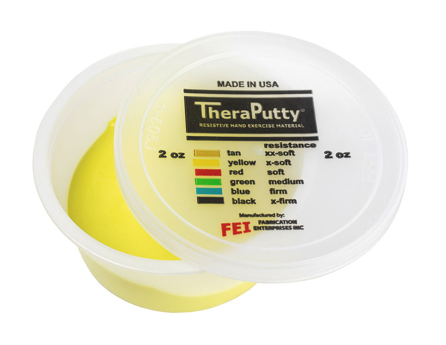 TheraPutty 71-0061 Cando Exercise Material - 2 Oz - Yellow - X-Soft (Set Of 10)