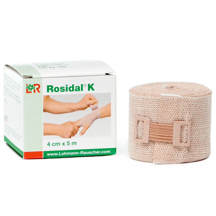 L&R 24-4010-1 Rosidal K Short Stretch Elastic Bandage, 1.6 In X 5.5 Yds (4 Cm X 5 M)