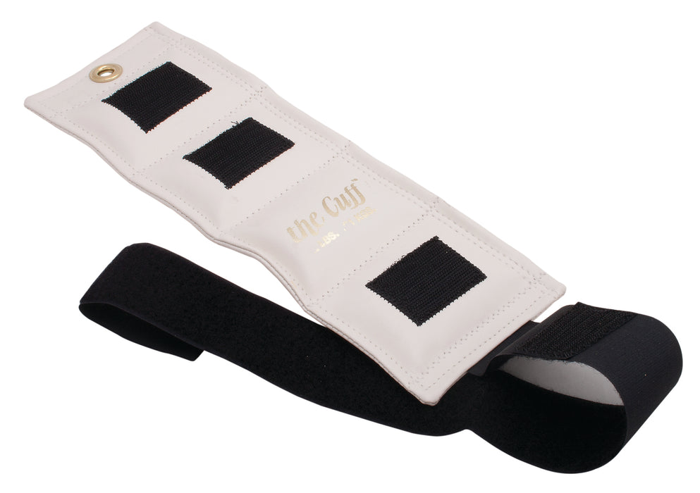 the Cuff 10-2500 Deluxe Ankle And Wrist Weight, White (0.25 Lb.)