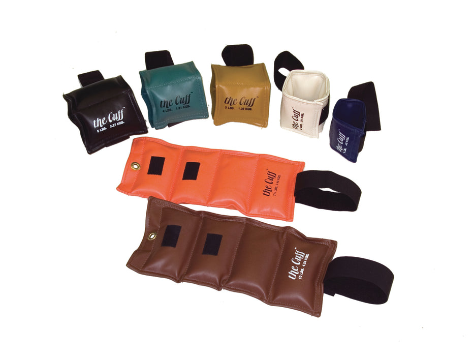 the Cuff 10-2550 Deluxe Ankle And Wrist Weight, 7 Piece Set (1 Each: 1, 2, 3, 4, 5, 7.5, 10 Lb.)