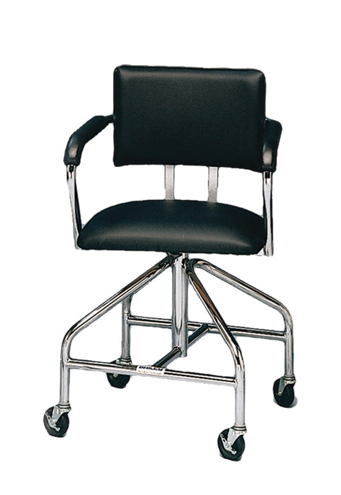 Whitehall 42-1053 Adjustable Low-Boy Whirlpool Chair With Belt, 3" Casters