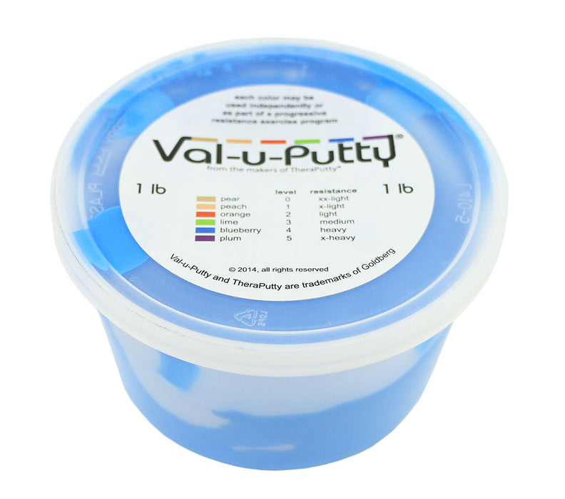 Val-u-Putty FAB 1706 BERRY Exercise Putty - Blueberry (Firm) - 1 Lb