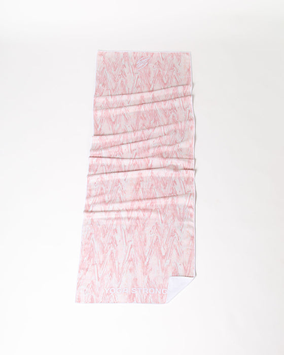 Yoga Strong B1402T , Anti Slip Towel, Blush Chevron