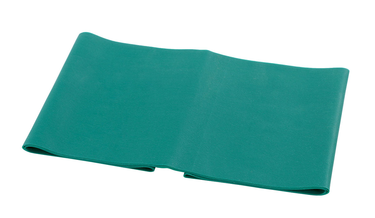 CanDo 105203BAG Low Powder Exercise Band - 4' Length - Green - Medium