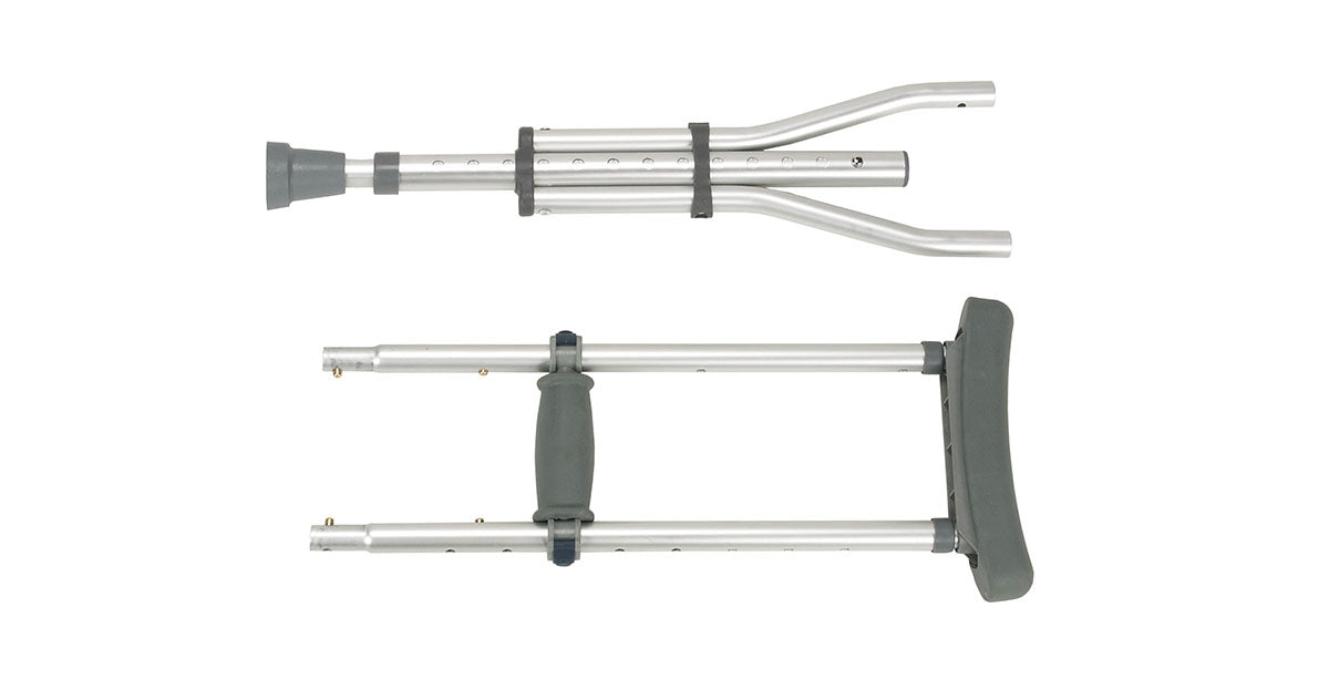 Drive rtl10433 , Knock Down Universal Aluminum Crutches, 1 Pair