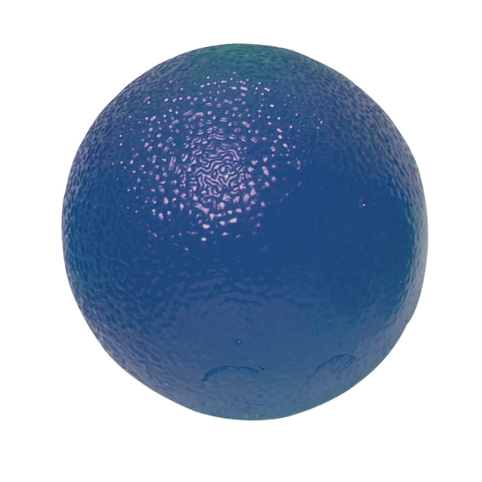 CanDo BSQ013 BLU Gel Squeeze Ball - Standard Circular - Blue - Heavy