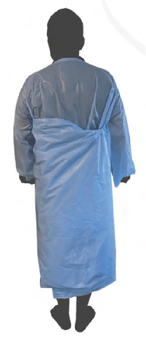 FEI ISOHG3 Level 3 Hospital Gown, Blue, Case Of 50