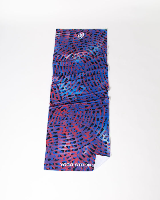 Yoga Strong S2715T , Anti Slip Towel, Purple/Red