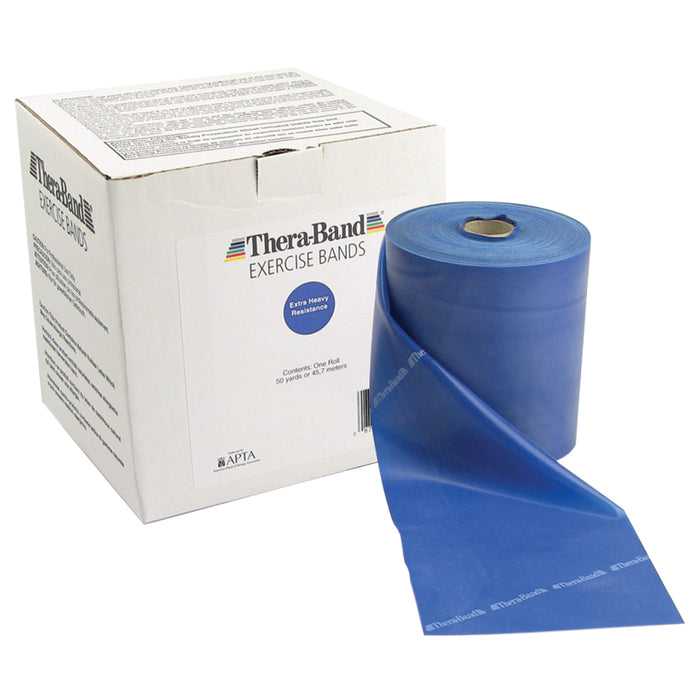 TheraBand 10-1009 Exercise Band - 50 Yard Roll - Blue - Extra Heavy