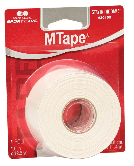 Mueller 430105 (12) Mtape, White, 1.5" X 12.5 Yd - 12 Rolls