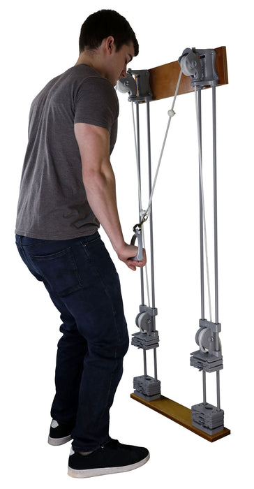 CanDo SH-5080 Chest Weight Pulley System - Single Handle (Mid) - Two Towers - 10 X 2.2 Lb Weights