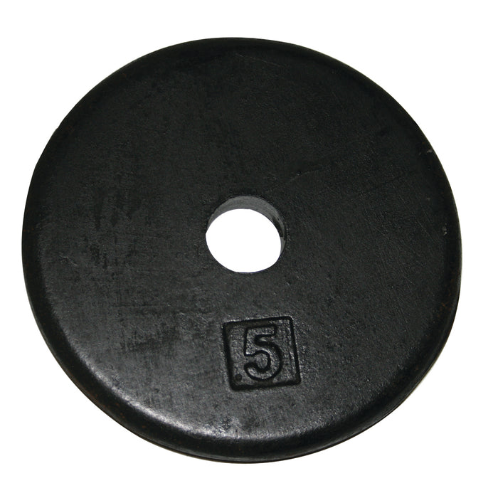 CanDo 10-0602 Iron Disc Weight Plate - 5 Lb