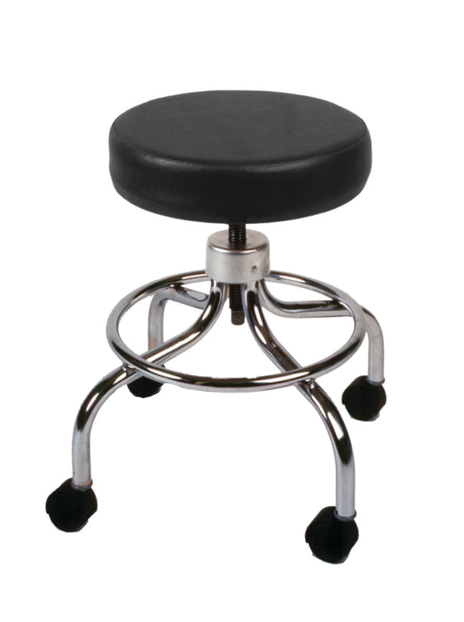 CanDo 16-1100 Mechanical Mobile Stool, No Back, 18" - 24" H, Specify Upholstery Color