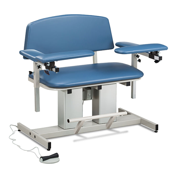 Clinton 15-4519 , Power Series Phlebotomy Bariatric Chair, Padded Arms