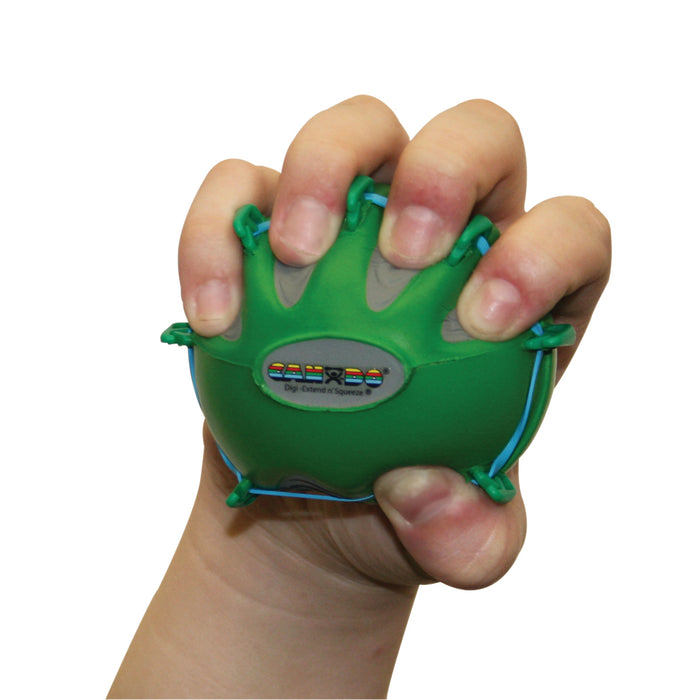 CanDo 10-2282 Digi-Extend N' Squeeze Hand Exerciser - Medium - Green, Moderate