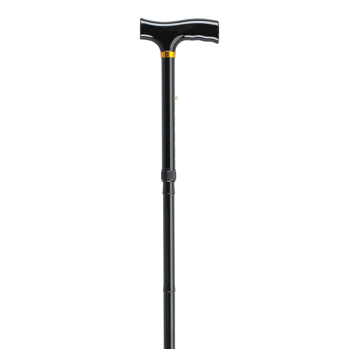 Drive RTL10304 Folding Aluminum Cane, 33 - 37", Black, 1 Each