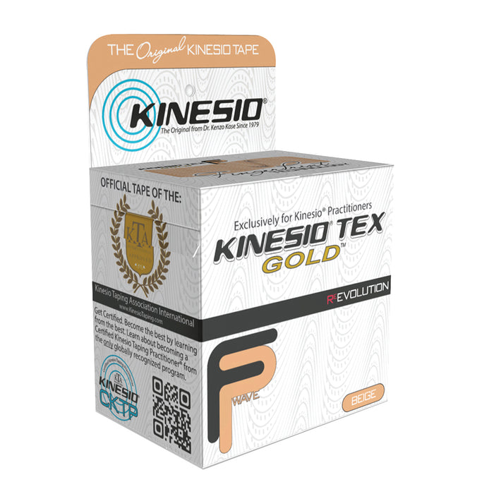 Kinesio 755 0002 Tape, Tex Gold Fp, 2" X 5.5 Yds, Beige, 6 Rolls