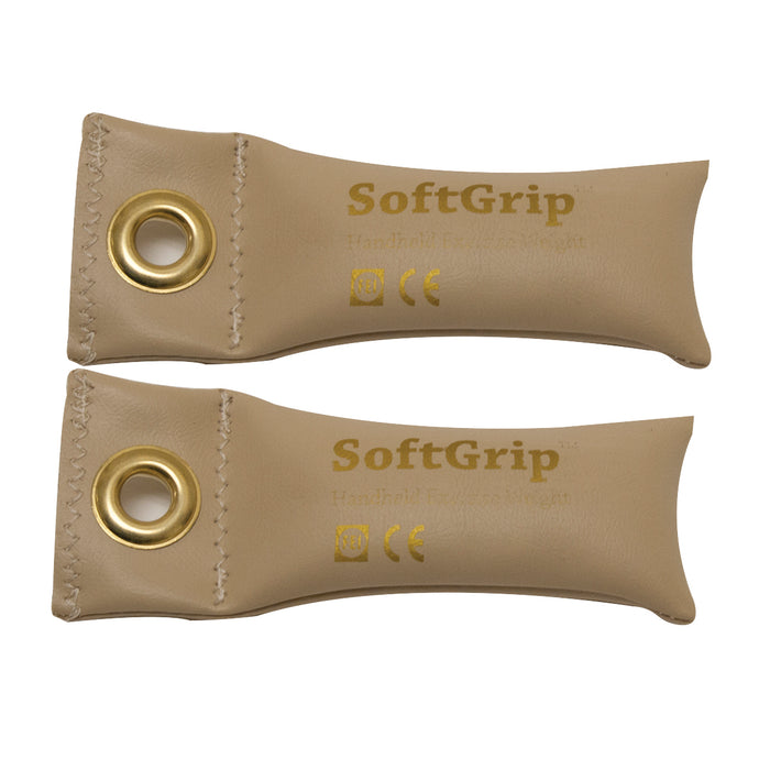 CanDo 10-0350-2 Softgrip Hand Weight - .5 Lb - Tan - Pair