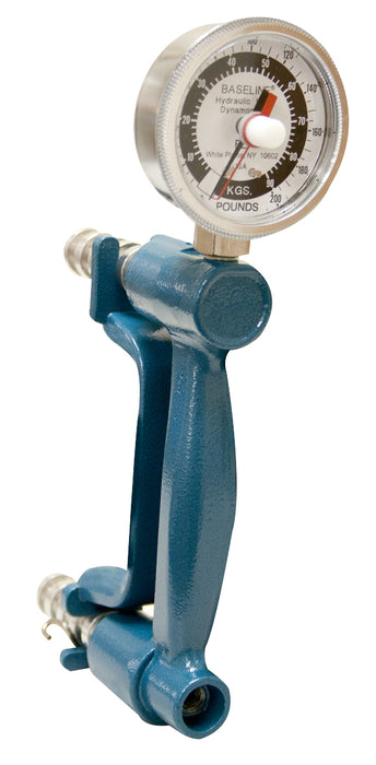 Baseline 12-0271 Hand Dynamometer - Standard 200 Lb Capacity - Reverse Gauge Exercise/Feedback Model