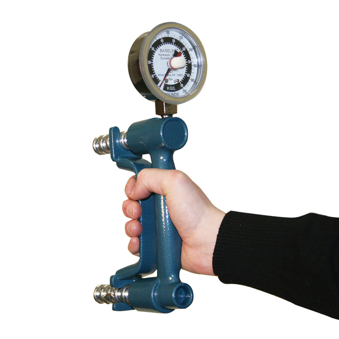 Baseline 12-0271 Hand Dynamometer - Standard 200 Lb Capacity - Reverse Gauge Exercise/Feedback Model