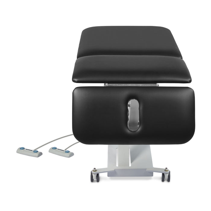 Hausmann 7703-L00V20 Mammoth 3: 3-Section Hi-Lo Treatment Table With Standard Upholstery, Dove Gray