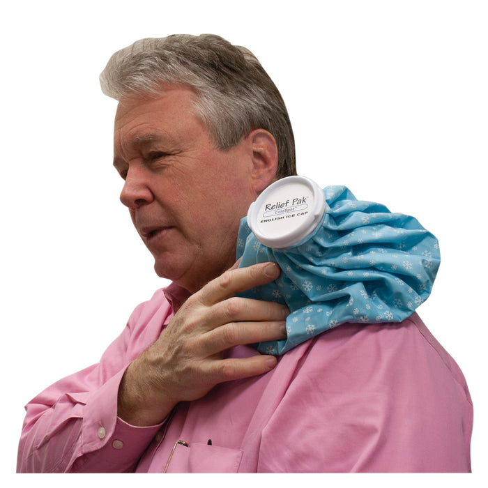 Relief Pak 11-1062-12 English Ice Cap Reusable Ice Bag - 11" Diameter - Case Of 12