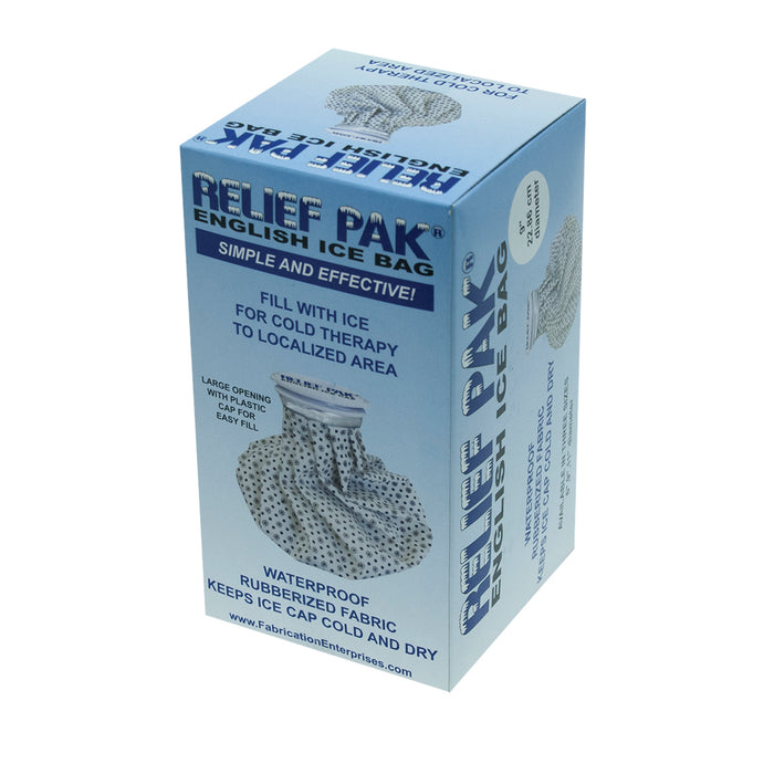 Relief Pak 11-1062-12 English Ice Cap Reusable Ice Bag - 11" Diameter - Case Of 12