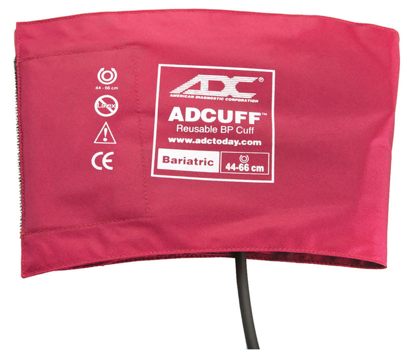 ADC 845-12BXBD-1 Bariatric uff Sphyg Cuff, 1 Tube, Burgundy