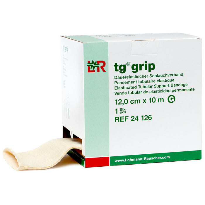 L&R 24-4021-8 Tg-Grip Elastic Tubular Support Band, Size G, 4.75 In X 11 Yds (12 Cm X 10 M), Case Of 8