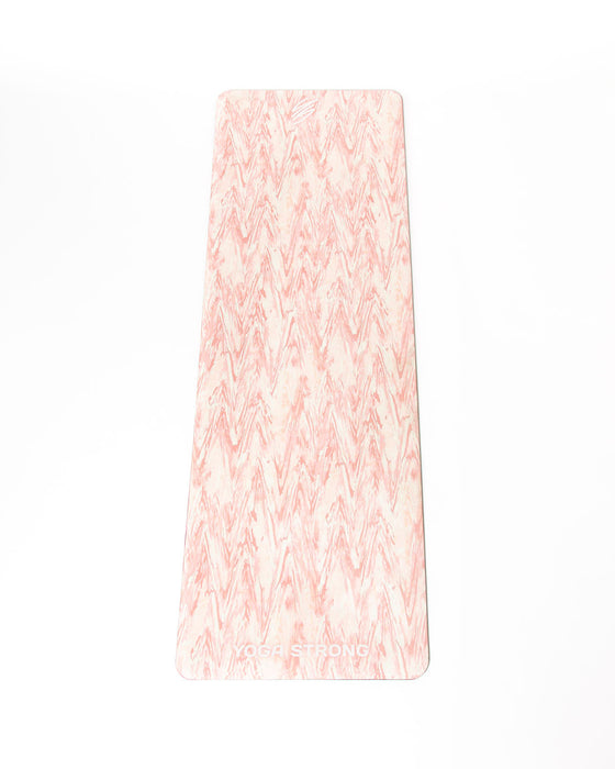 Yoga Strong B1402 , Yoga Mat 72" X 24", Blush Chevron