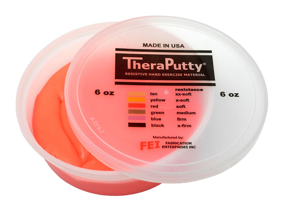 TheraPutty FAB 1603-SPM Cando Exercise Material - 6 Oz - Red - Soft