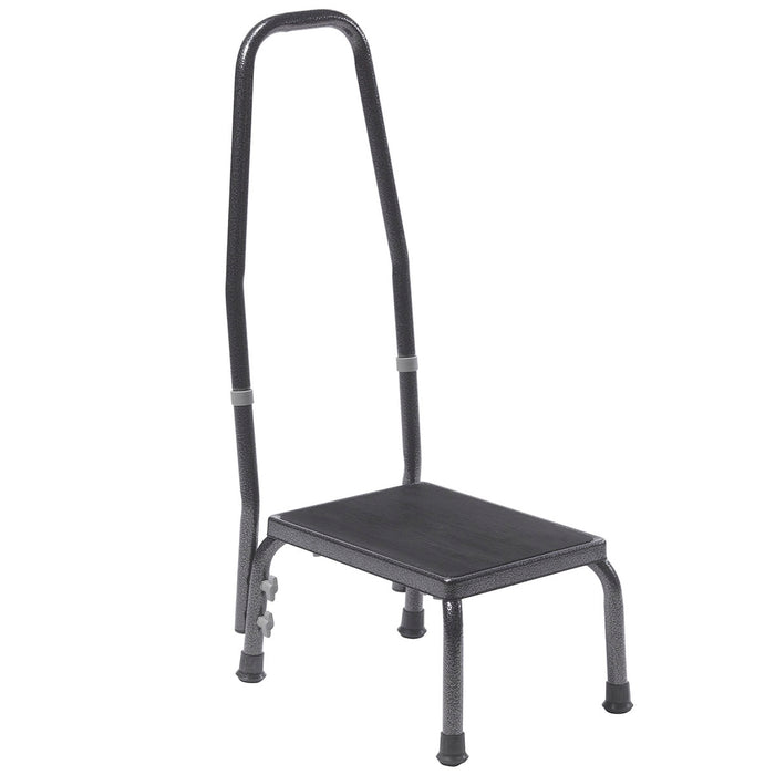 CanDo 13031-1SV Foot Stool, With Hand Rail