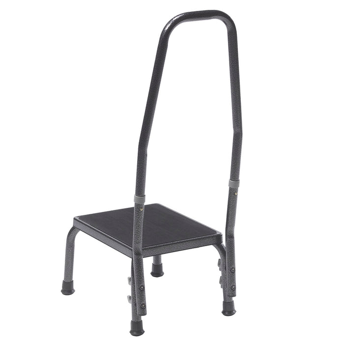 CanDo 13031-1SV Foot Stool, With Hand Rail