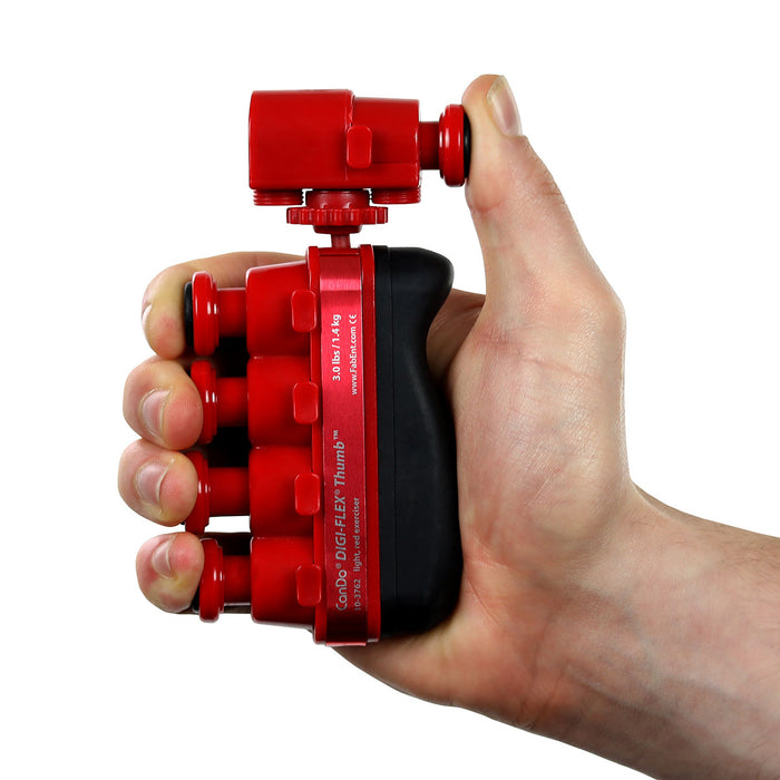 CanDo DF thumb red Digi-Flex Thumb - Red (Light)