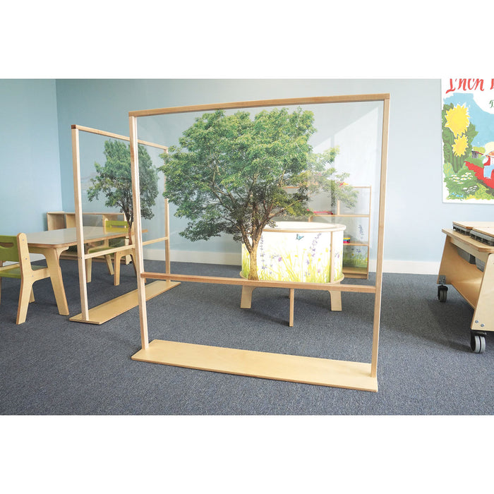 Whitney Brothers WB0537 Nature View Floor Standing Partition, 25W