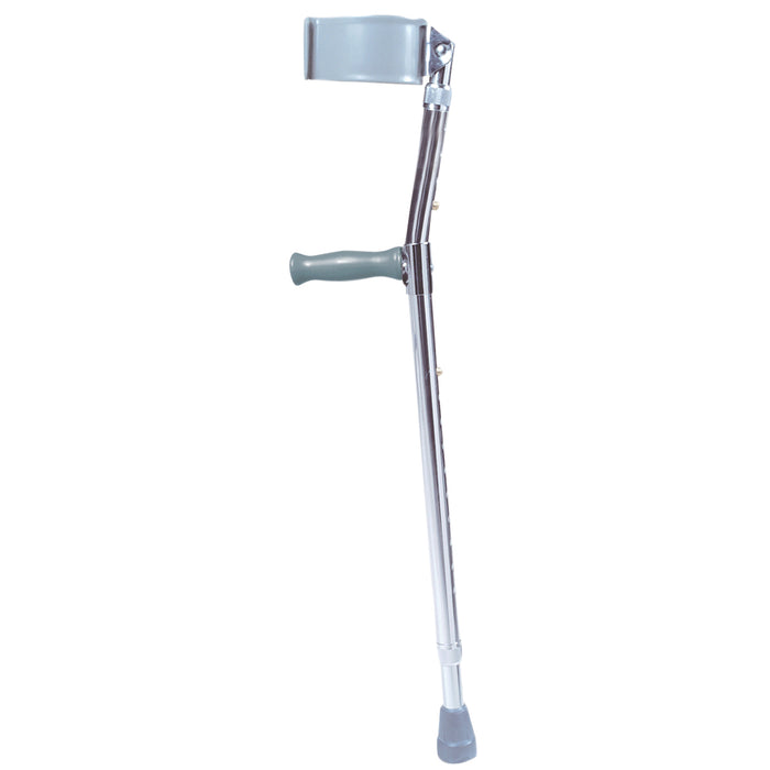 Drive 43-2062 Forearm Adjustable Aluminum Crutch, Tall Adult (5' 10" - 6' 6"), 1 Pair