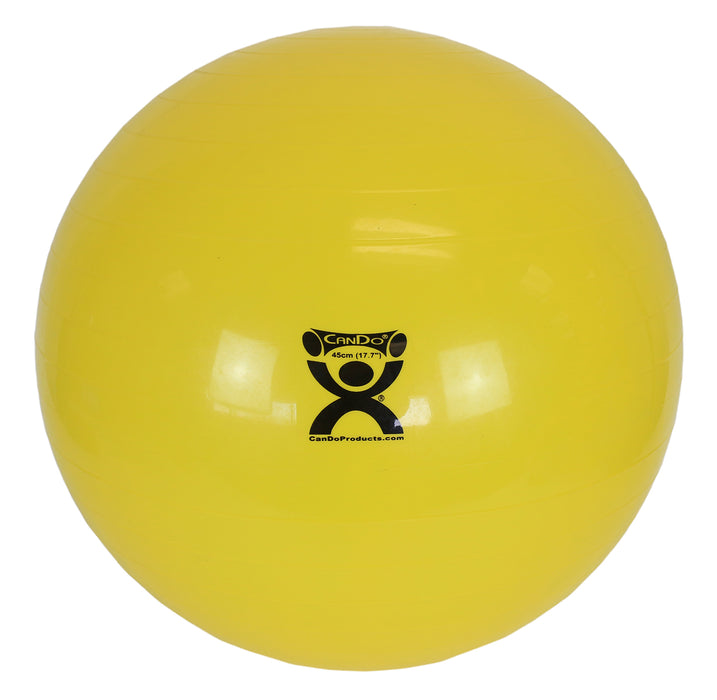 CanDo TS1201-45 YEL Inflatable Exercise Ball - Yellow - 18" (45 Cm)