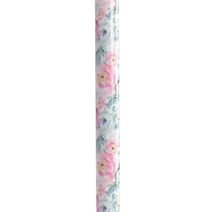 Drive rtl10372fl , Adjustable Height Offset Handle Cane With Gel Hand Grip, Floral