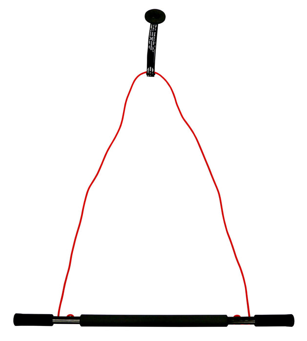 CanDo 10-5061 Over Door Exercise Bar And Tubing, Red - Light