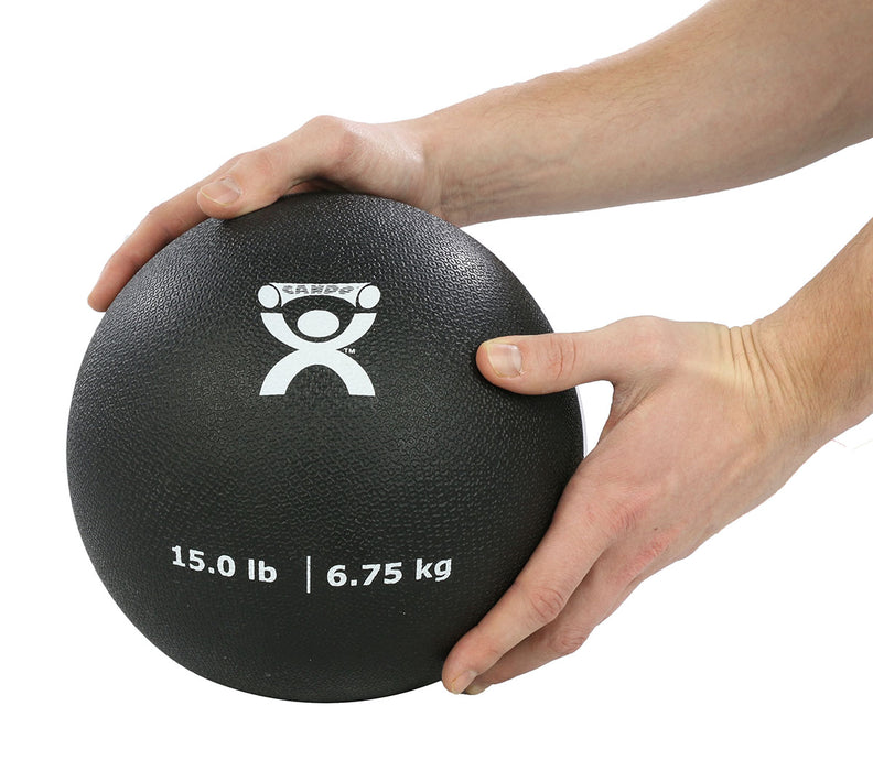 CanDo 10-3176 , Soft And Pliable Medicine Ball, 5-Piece Set (1 Ea: 2, 4, 7, 11, 15 Lbs.)