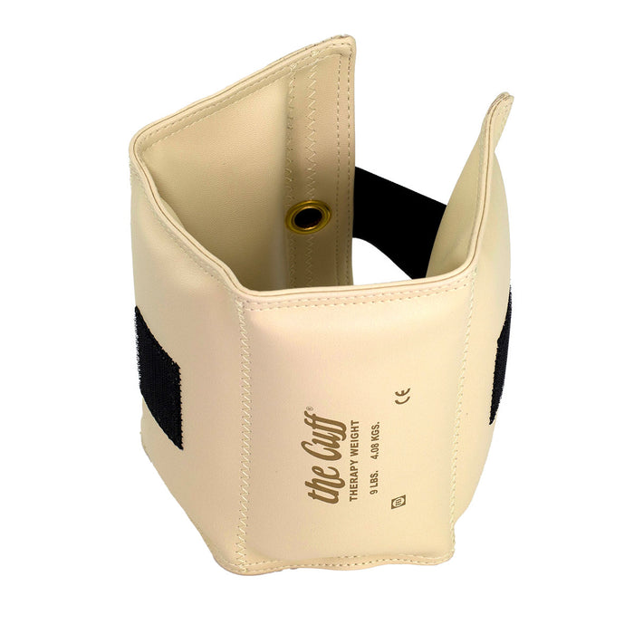 the Cuff 10-2514 Deluxe Ankle And Wrist Weight, Parchment (9 Lb.)