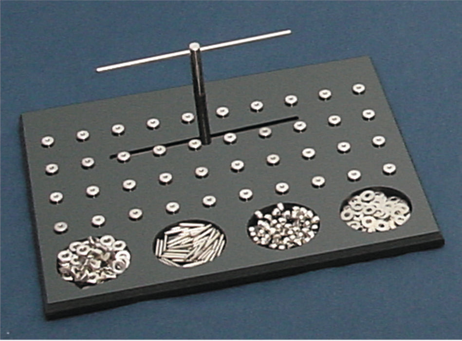 Roeder 32026P Manipulation And Dexterity Test - Accessory - 42 Each Pins, Washers, Crown And Hex Nuts