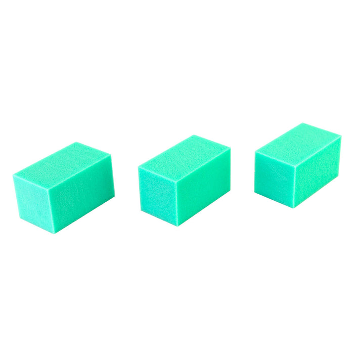 CanDo 10-2466 Hand Therapy Blocks, Green (Firm), Pack Of 3